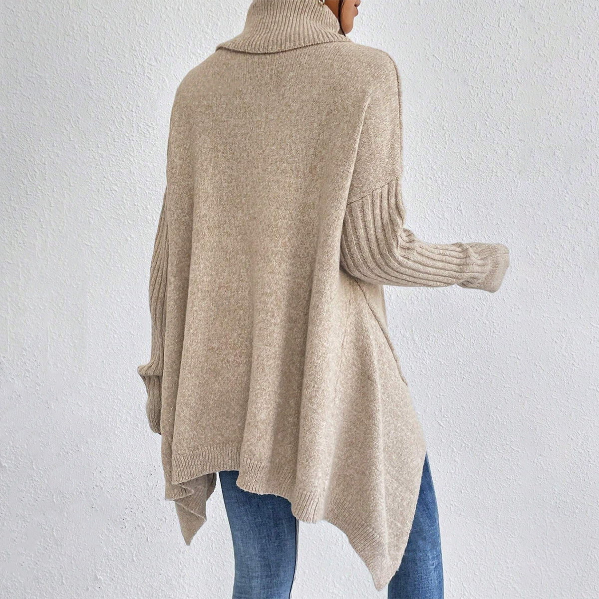 Women’s Winter Turtleneck Sweater – Loose Knit Pullover - Avail Market