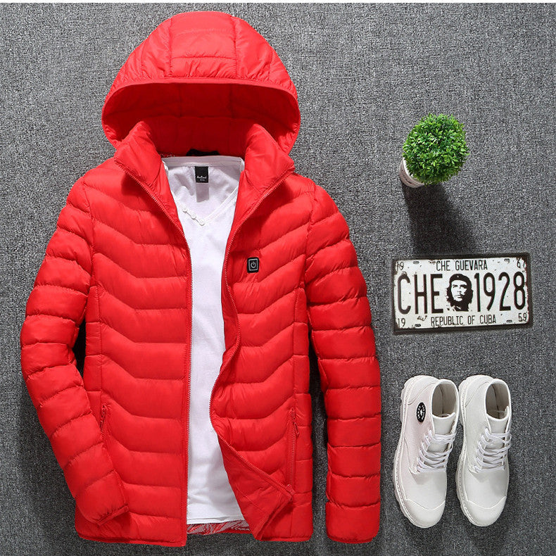 Men’s USB Heated Jacket – Warm Winter Electric Coat & Thermal Vest - Avail Market